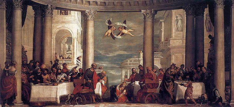 Paolo Veronese Feast at the House of Simon Germany oil painting art